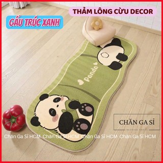 🦚HÀNG NHẬP🦚Thảm Lông Cừu 50x120cm Decor Cao Cấp Phong Cách Châu Âu Siêu Mềm Mịn _ Chăn Ga Sỉ HCM