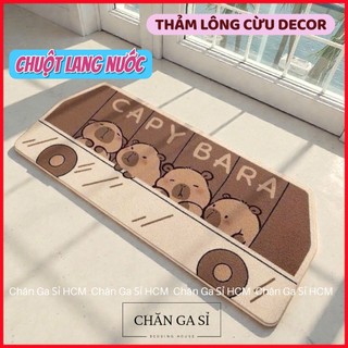 🦚HÀNG NHẬP🦚Thảm Lông Cừu 50x120cm Decor Cao Cấp Phong Cách Châu Âu Siêu Mềm Mịn _ Chăn Ga Sỉ HCM