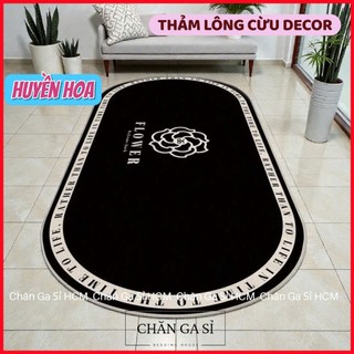 🦚HÀNG NHẬP🦚Thảm Lông Cừu 50x120cm Decor Cao Cấp Phong Cách Châu Âu Siêu Mềm Mịn _ Chăn Ga Sỉ HCM