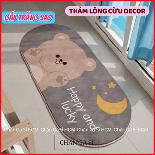 🦚HÀNG NHẬP🦚Thảm Lông Cừu 50x120cm Decor Cao Cấp Phong Cách Châu Âu Siêu Mềm Mịn _ Chăn Ga Sỉ HCM