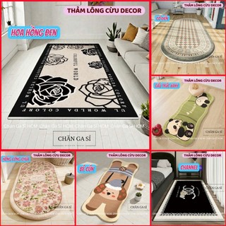 🦚HÀNG NHẬP🦚Thảm Lông Cừu 50x120cm Decor Cao Cấp Phong Cách Châu Âu Siêu Mềm Mịn _ Chăn Ga Sỉ HCM