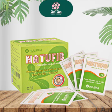 NATUFIB - Giảm Táo Bón, Bổ Sung Chất Xơ Hòa Tan Và Vitamin Giúp Nhuận Tràng Tăng Lợi Khuẩn - Hộp 20 Gói
