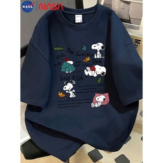 Áo thun phông nữ nam form rộng chất liệu cotton khô in hình the lucky