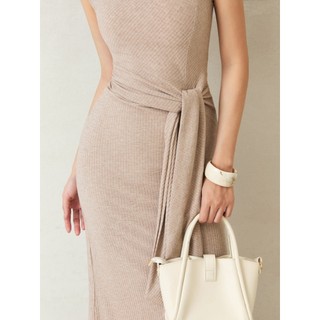 [Best Seller] Đầm Dài Lune Wrap Column, Chất Vải Thun Gân Thoải Mai, WDD083 SOME HOW STORE