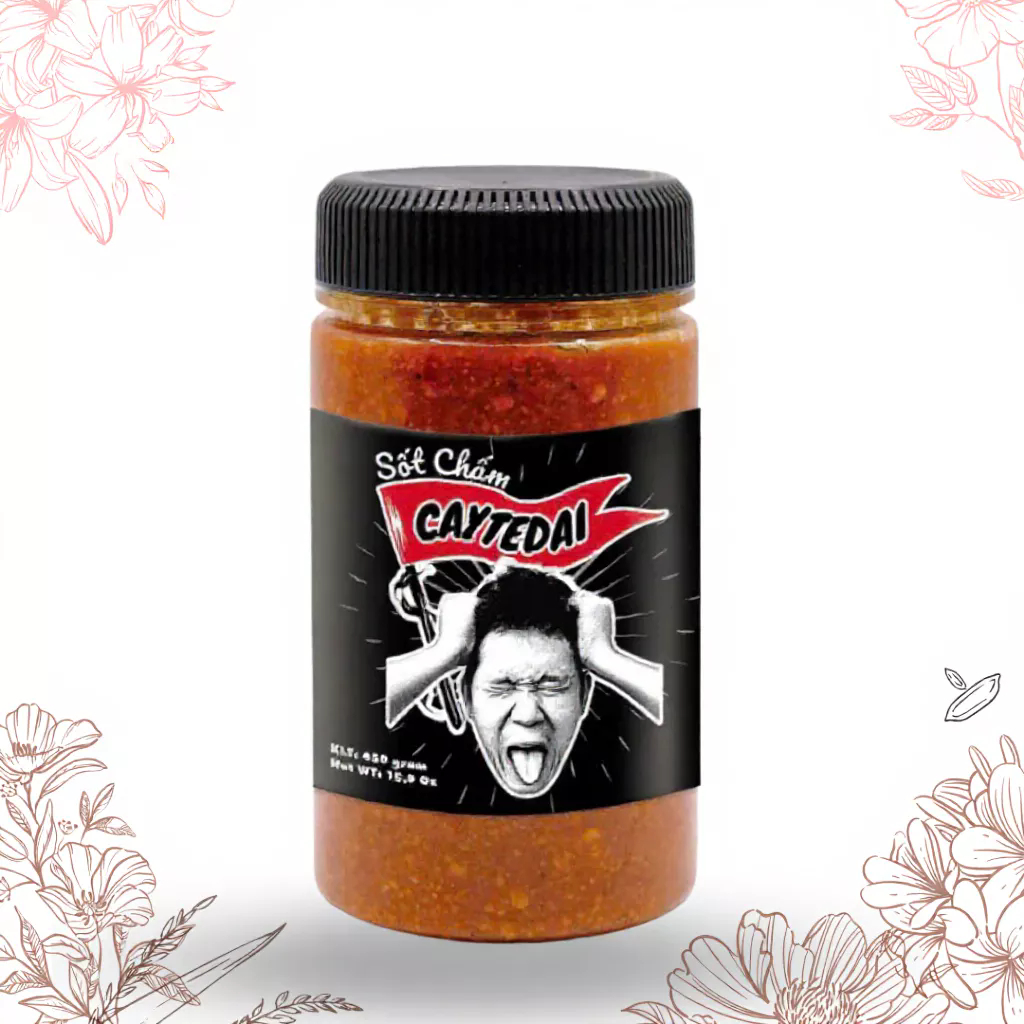 Sốt Chấm Cay Tê Dại CayTeDai x1 - Cay Vừa, Dùng Được Cả Chay Và Mặn