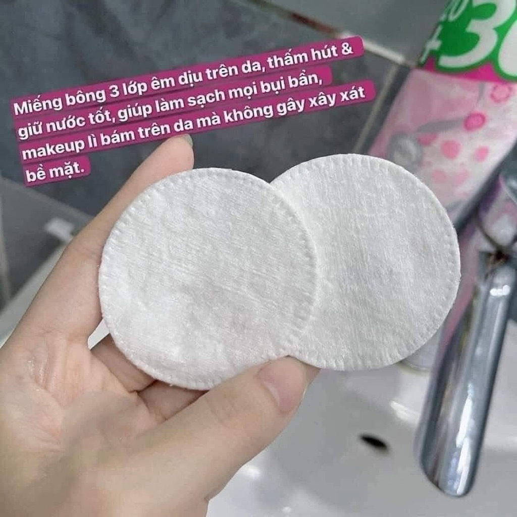 { Hàng công ty } Bông tẩy trang Ipek 150 miếng siêu dai