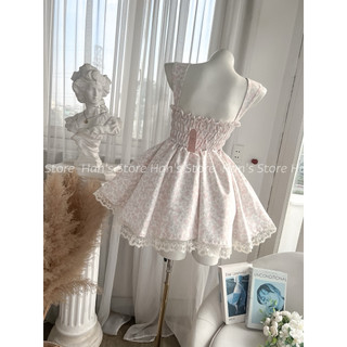 [HAN’S STORE] VÁY FORM BÍ HOA NHÍ DÁNG XÒE CÚP NGỰC REN VIỀN TIỂU THƯ (ẢNH THẬT)