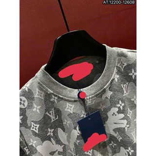 ÁO thun nam cổ tròn họa tiết thêu tay ngắn phong cách trẻ trung chuẩn from