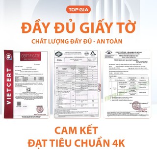 SIZE TO KHỔNG LỒ Thùng 6 Bịch Giấy Rút Đáy Đa Sắc TopGia 1280 Tờ/Bịch Tặng Kèm Móc Treo