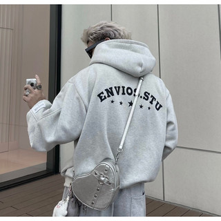 Áo Khoác Nỉ- Hoodie Zip Thời Thượng Boxy In Nổi Chữ STORMSTU Chất Liệu Cao Cấp Unisex, Trendy