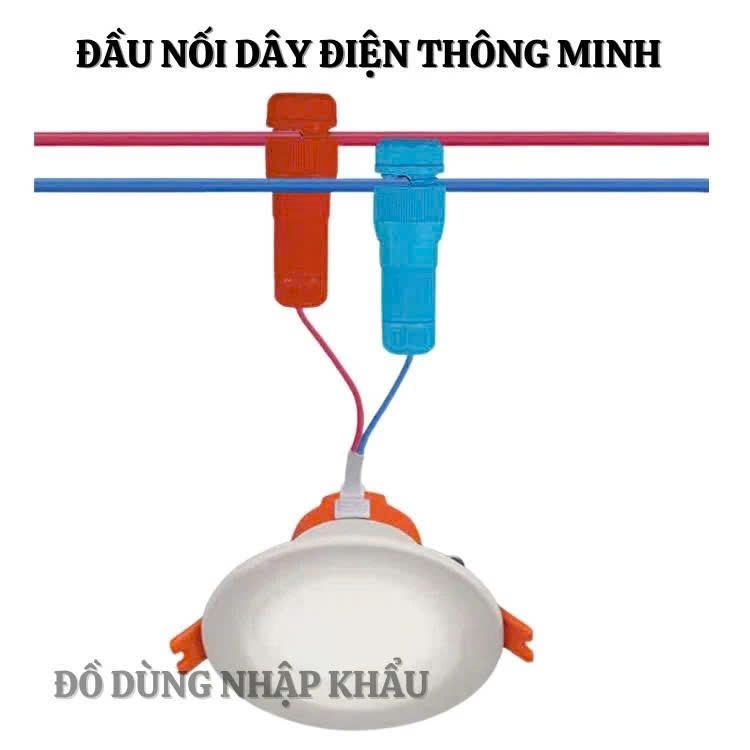 Đầu nối dây điện thông minh tiện lợi không cần ngắt điện, không cần bóc vỏ dây điện