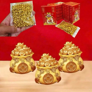 (Hũ tết 2026 nắp mở) hũ đựng muối gạo tài lộc đầu năm mới,Tượng Chiêu Tài Hút Lộc May Mắn, Trang Trí Nhà Ở & Cửa Hàng