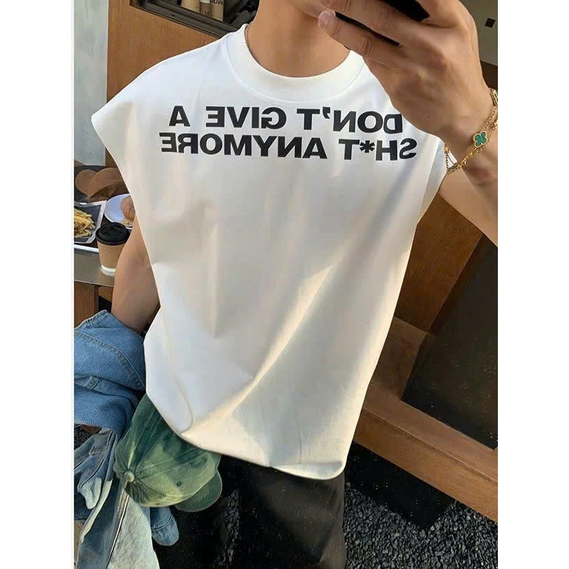 Áo thun Tanktop Cổ tròn DON'T GIVE A SH*T Localbrand ICVCVNI Unisex