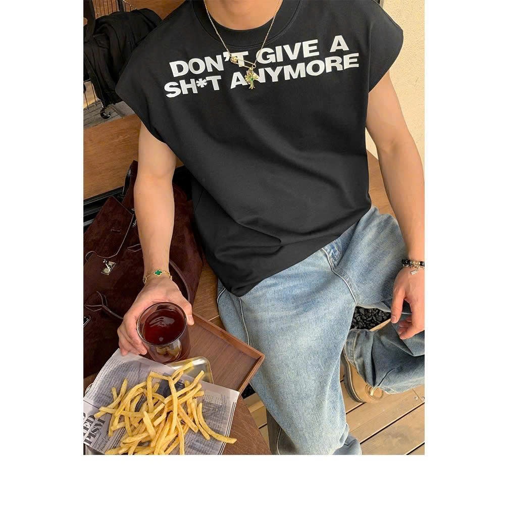 Áo thun Tanktop Cổ tròn DON'T GIVE A SH*T Localbrand ICVCVNI Unisex