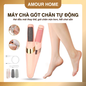 Máy chà gót chân loại bỏ da chết và vết chai, mài gót chân tại nhà 2 đầu mài, pin tích điện