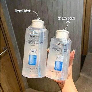 Nước Tẩy Trang JMsolution Dưỡng Ẩm Hyaluronic Ampoule Cleansing Water (500ml, 850ml)