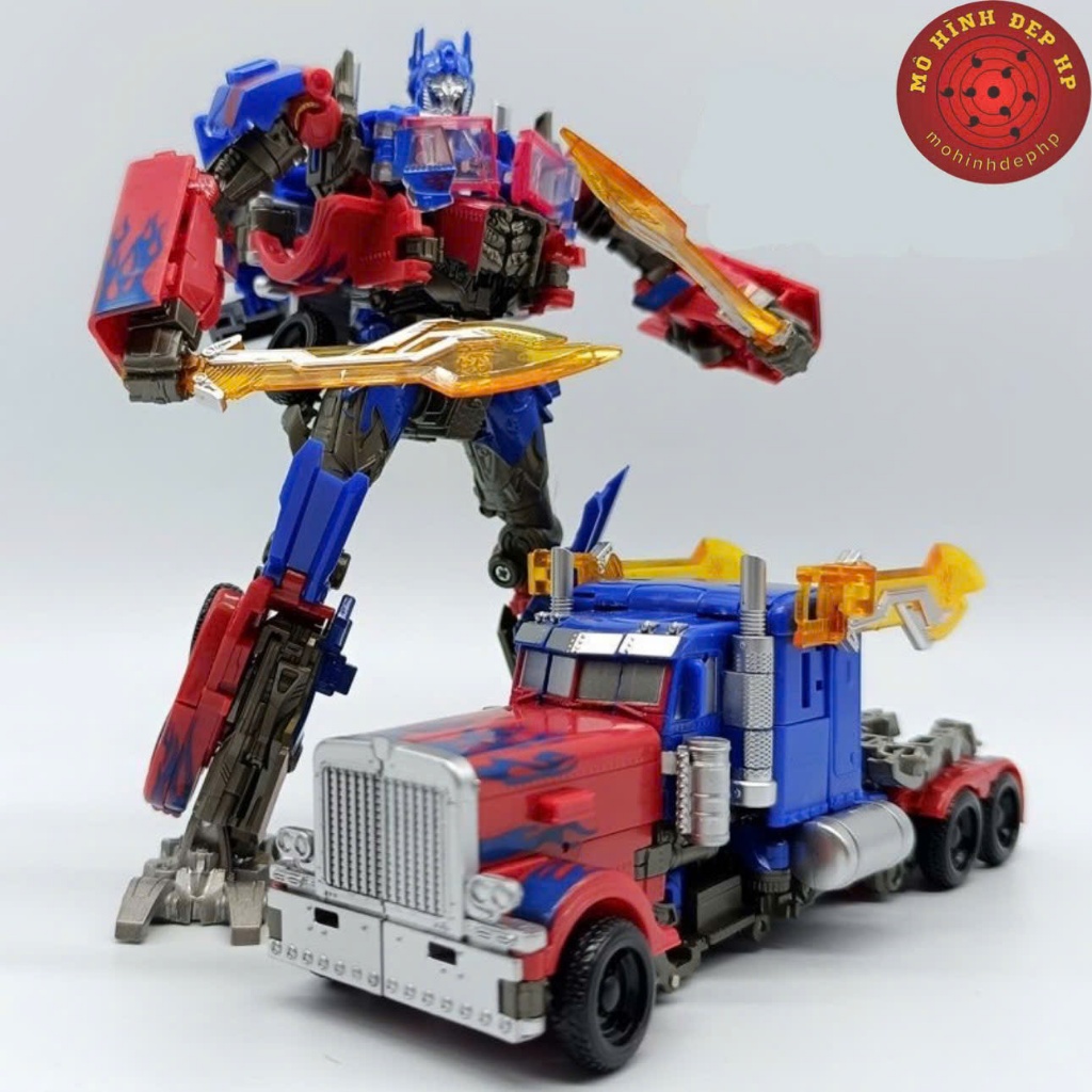 Mô hình transformation Optimus robot biến đổi thành xe container cao ...