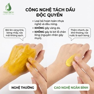 Mặt Nạ Cao Tinh Nghệ Ngân Bình 50g Mờ Thâm Dưỡng Sáng Da Hỗ Trợ Phục Hồi Da Sau Mụn