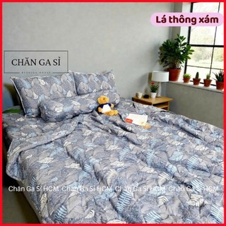 🌱ẢNH THẬT🌱Bộ Ga Gối Lyocell Microfiber Nằm Thoáng Mát, Mềm Mại, Thấm Hút Mồ Hôi Tốt _Chăn Ga Sỉ HCM