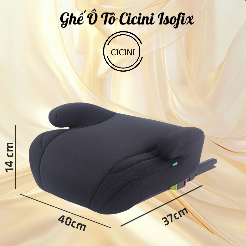 Ghế Ngồi Ô Tô Cicini Isofix Mã P02 (i-size, Coal, booster) | Shopee ...