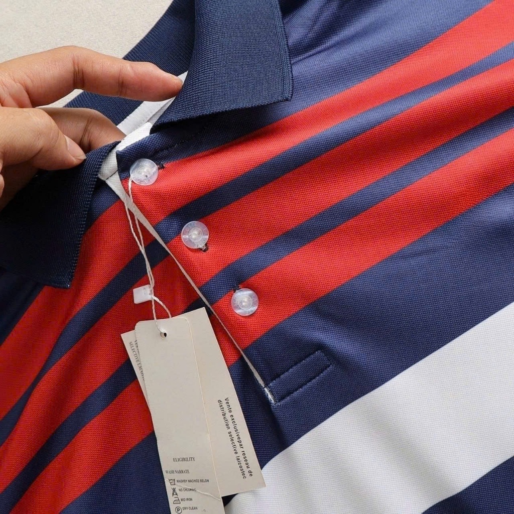Áo polo nam sọc ngang cao cấp nam tính phong độ