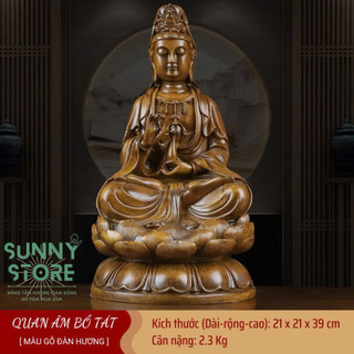 Tượng bồ tát để bàn thờ, Quan âm bồ tát, Phật bà quan âm, Đồ thờ cúng, Tượng phong thủy, Quà tặng ý nghĩa - SUNNY