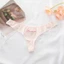 Quần lót swan lọt khe lụa bóng viền bèo gợi cảm