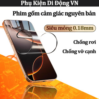 Miếng dán gốm dẻo iPhone, HD, chống nhìn trộm, chống vân tay, cho iPhone 11 12 13 14 15 16 17 Pro Max 17 Air X XS XR