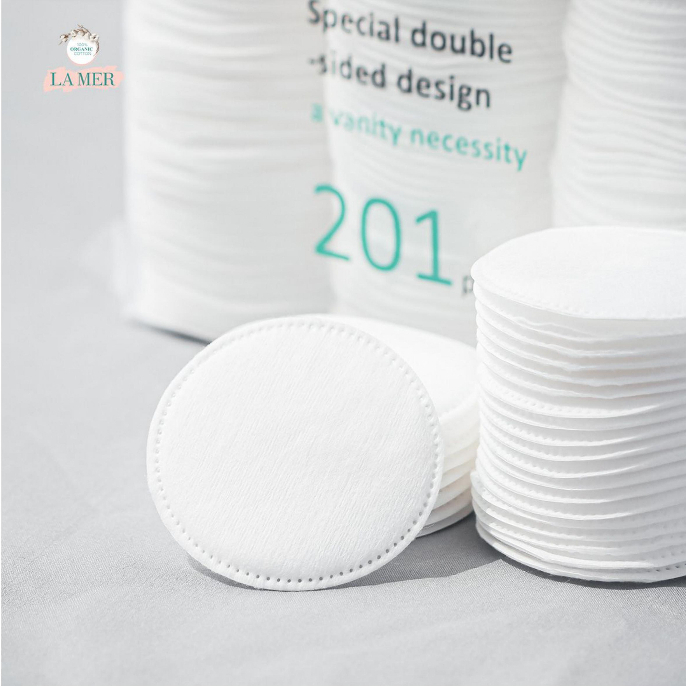[1 Gói 201 Miếng Chính Hãng] Bông Tẩy Trang Lames 100% Cotton, ƯU VIỆT TIỆN LỢI TIẾT KIỆM