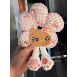 Buộc tóc Scrunchies Flower Cánh Phồng Phong Cách Hàn Quốc Ngọt Ngào
