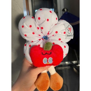 Buộc tóc Scrunchies Flower Cánh Phồng Phong Cách Hàn Quốc Ngọt Ngào
