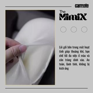 Gối Tựa Đầu & Tựa Lưng Ô Tô Công Thái Học Cá Tính BBDD, Giảm Mỏi Vai Gáy, Gối Cổ Xe Hơi Thoáng Khí - MimiX LIFXY