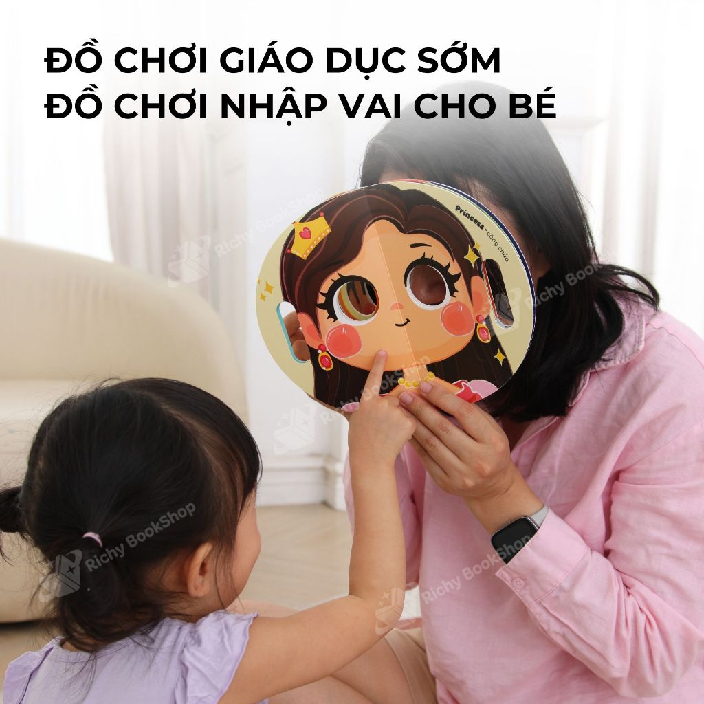 Đồ chơi úa òa giấy Peek a boo Ai đây nhỉ thú vị kích thích trí tưởng tượng khả năng ghi nhớ Lalala baby