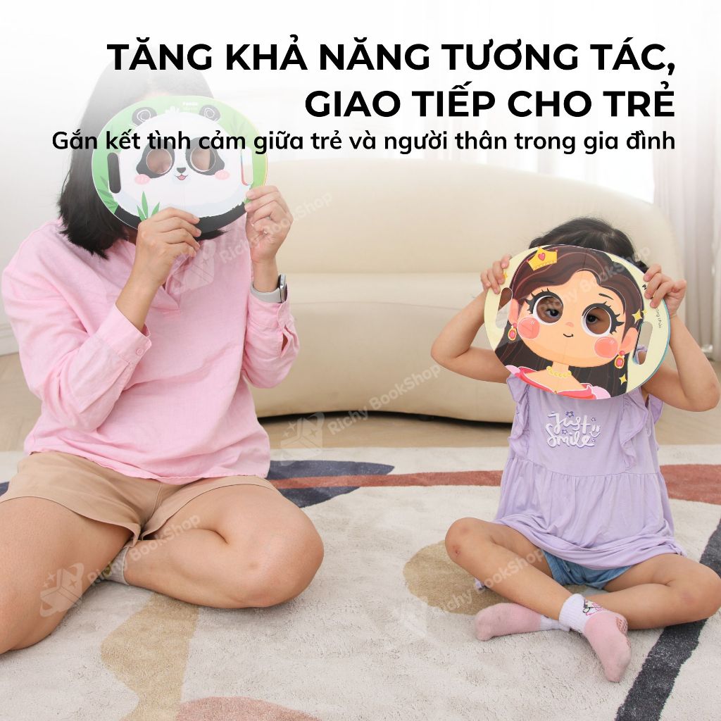 Đồ chơi úa òa giấy Peek a boo Ai đây nhỉ thú vị kích thích trí tưởng tượng khả năng ghi nhớ Lalala baby