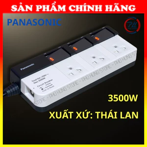 Ổ Cắm Kéo Dài Panasonic WCHG28334 Chính Hãng – 3 Ổ Cắm Công Suất Lớn 3500W, Chống Quá Tải, Dây 3m