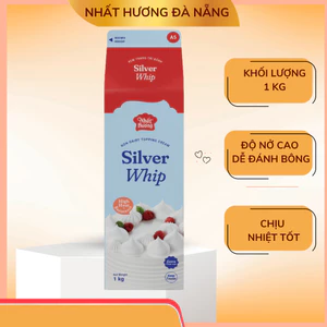 Kem Trang Trí Bánh Silver Whip 1Kg Nhất Hương - Giao Hỏa Tốc Đà Nẵng