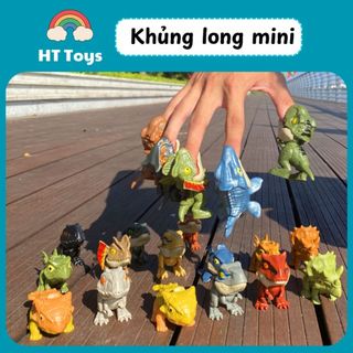 Mô hình động vật đồ chơi mini đóng gói dạng túi Blindbox thú vị cho bé HT Toys