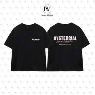 Áo Phông Boxy Unisex Lumi Wear In 2 Mặt HYSTERICAL Cổ Tròn Polyester Local Brand B01