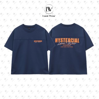 Áo Phông Boxy Unisex Lumi Wear In 2 Mặt HYSTERICAL Cổ Tròn Polyester Local Brand B01