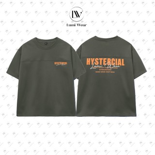 Áo Phông Boxy Unisex Lumi Wear In 2 Mặt HYSTERICAL Cổ Tròn Polyester Local Brand B01
