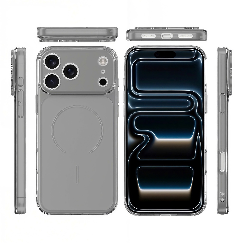 Ốp Điện Thoại độ Khung Camera 17 PROMAX dẻo lưng nhám mờ chống bám bẩn cho iphone 11 Đến 17 Pro Max