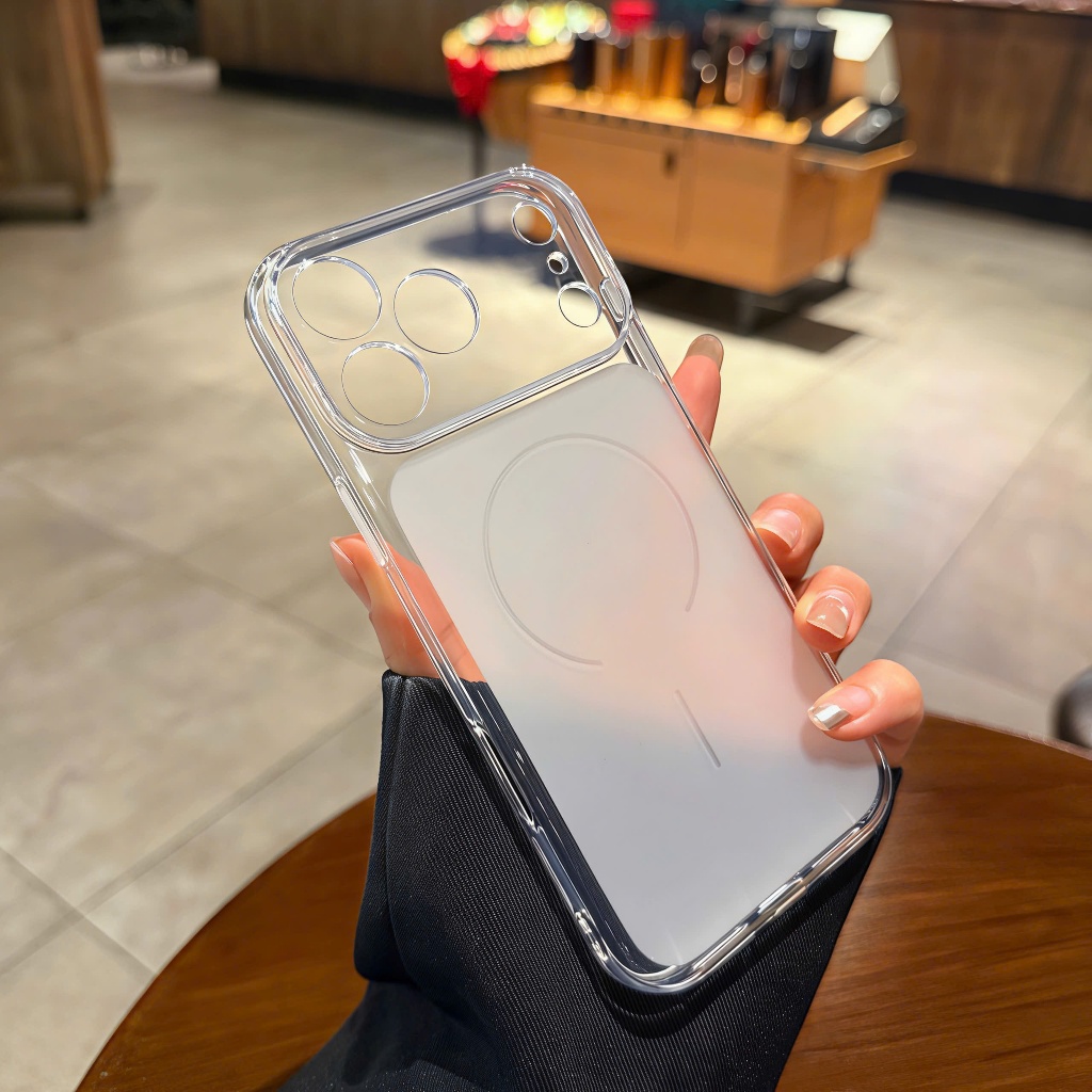 Ốp Điện Thoại độ Khung Camera 17 PROMAX dẻo lưng nhám mờ chống bám bẩn cho iphone 11 Đến 17 Pro Max