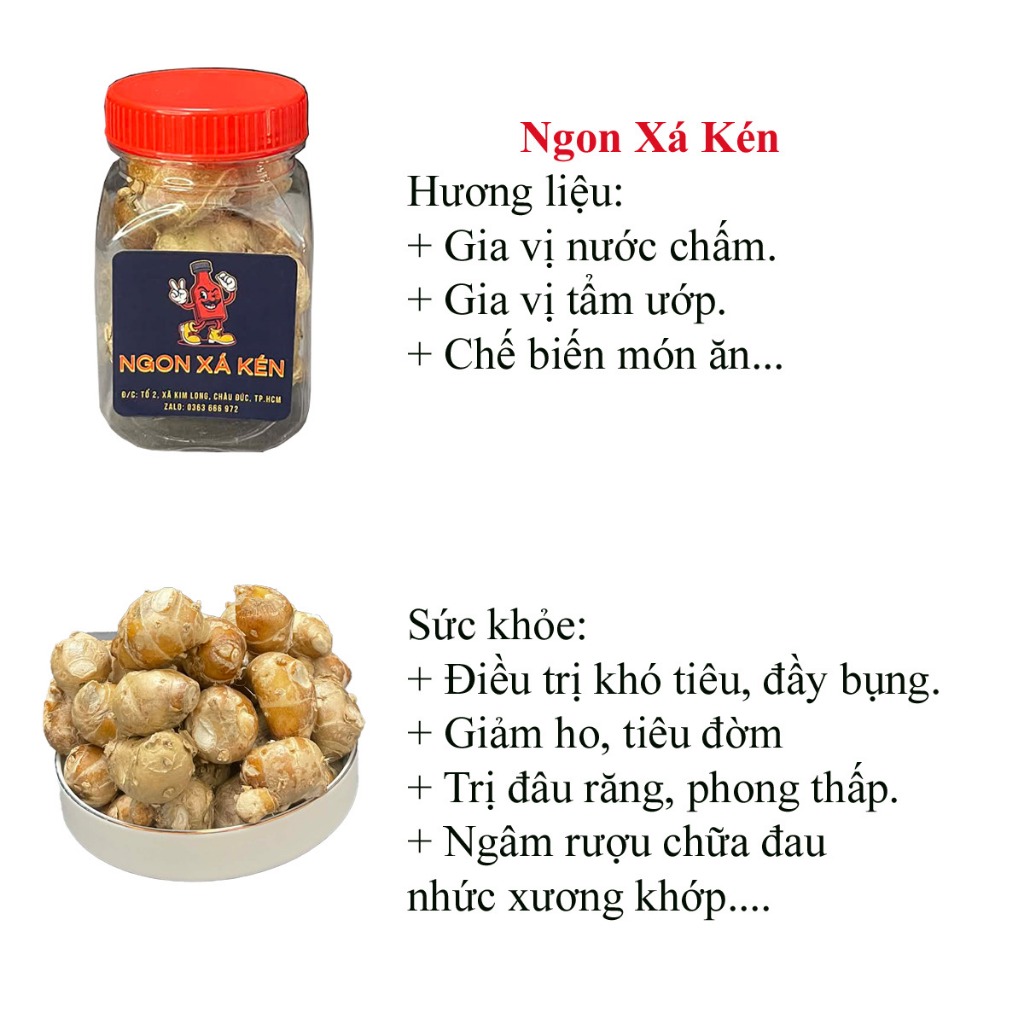 (MUA 5 TẶNG 1) Combo 5 hủ xá kén, địa liền 1 nắng hương vị đặc trưng của gia đình.
