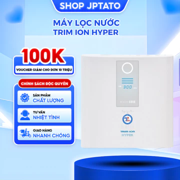 Máy lọc nước kiềm điện giải JPTATO Trim Ion Hyper 5 tấm điện cực 7 loại nước mới 100%