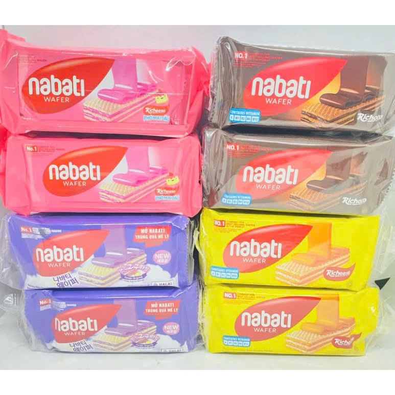 Lốc Bánh Nabati 10 Góix17g Đủ Các Vị/Socola/Phomai/Dâu/Goguma ...