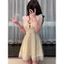 HT168 Váy ngủ sexy tiểu thư ren bèo dây buộc tôn dáng, đồ ngủ lụa dáng xoè hách dáng HT168