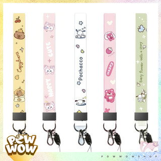 Dây Đeo Thẻ & Điện Thoại Sanrio Hello Kitty Kuromi Melody Cinnamoroll Cute Dây Cổ & Cổ Tay Tiện Lợi