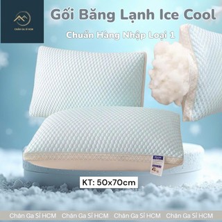 🆒NẰM MÁT🆒Gối Nằm Băng Lạnh Thoáng Mát Tự Nhiên, Êm Mềm Đàn Hồi, Gối Nặng Chuẩn 1kg _ Chăn Ga SỈ HCM