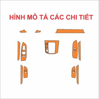 Decal dán nội thất Mazda Cx5 2018 đến 2025 In 3 Lớp Mực Dầu | Cắt Chuẩn Form | dễ tháo và không để lại keo