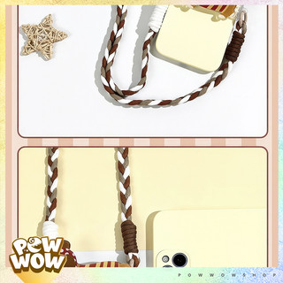 Dây Đeo Chéo Điện Thoại / Hoạ Tiết Phong Cách Chó Dog Winter Brown White Black Đáng Yêu Cute